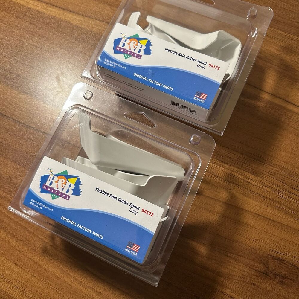 B&B Molders LLC RV Flexible Rain Gutter Spout Long 94172